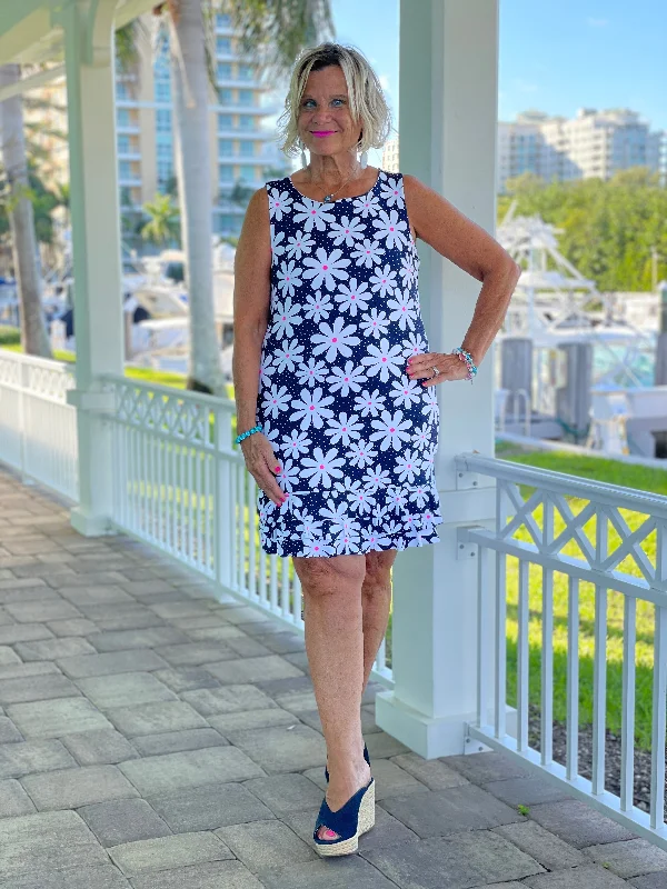 DAISY SHIFT RUFFLE DRESS Sequin unclassified dresses