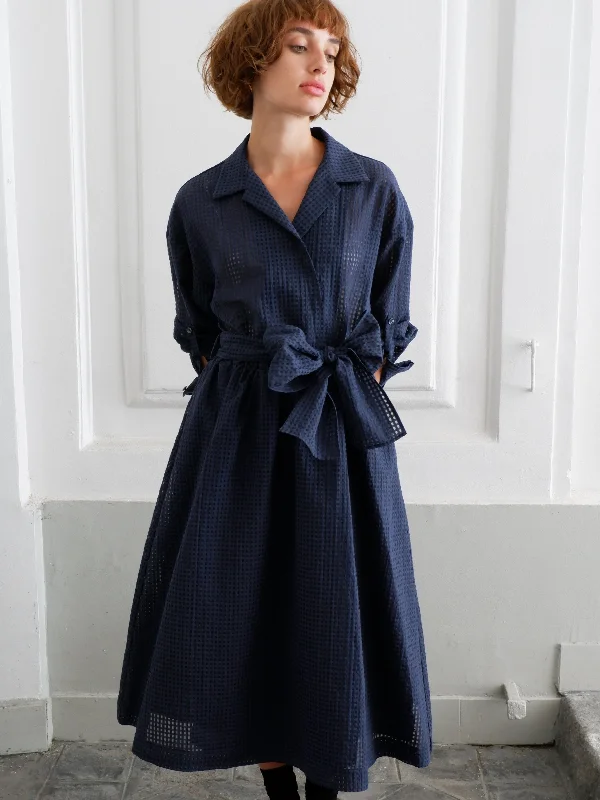 ROBE ADELE BLEU MARINE Sexy unclassified dresses