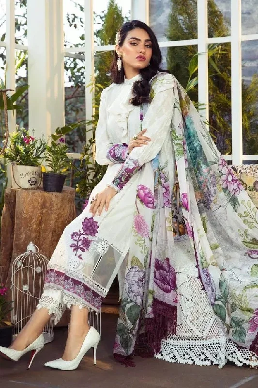 Maria B MPrint Ready to Wear Embroidered 3 Pcs Dress 3A Short unclassified dresses