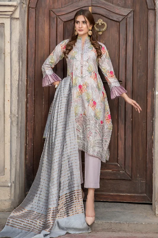 Ready to Wear 3 Pcs Lawn Collection by Arwah 02 Tulle unclassified dresses