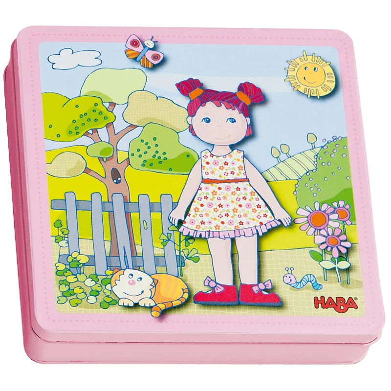 Haba - Dress-Up Doll Lilli Magnetic Game Summer unclassified dresses