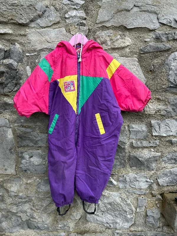 80s Colourful winter suit  18m (86cm) Women's oversized jackets