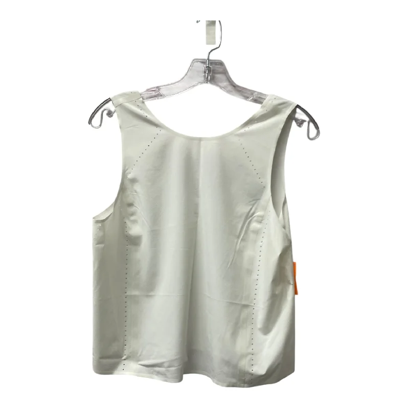 Athletic Top Ss By Athleta In White, Size:M