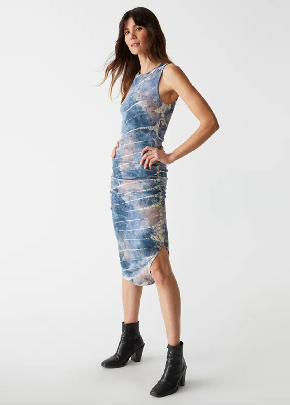 WREN MIDI DRESS Satin midi dresses