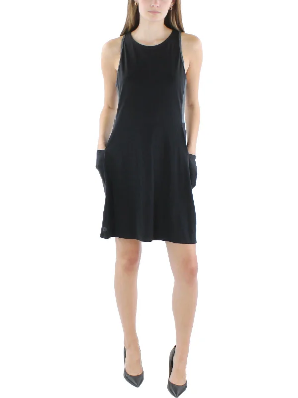 Womens Active Mini Athletic Dress--High-Waisted Skater Skirt